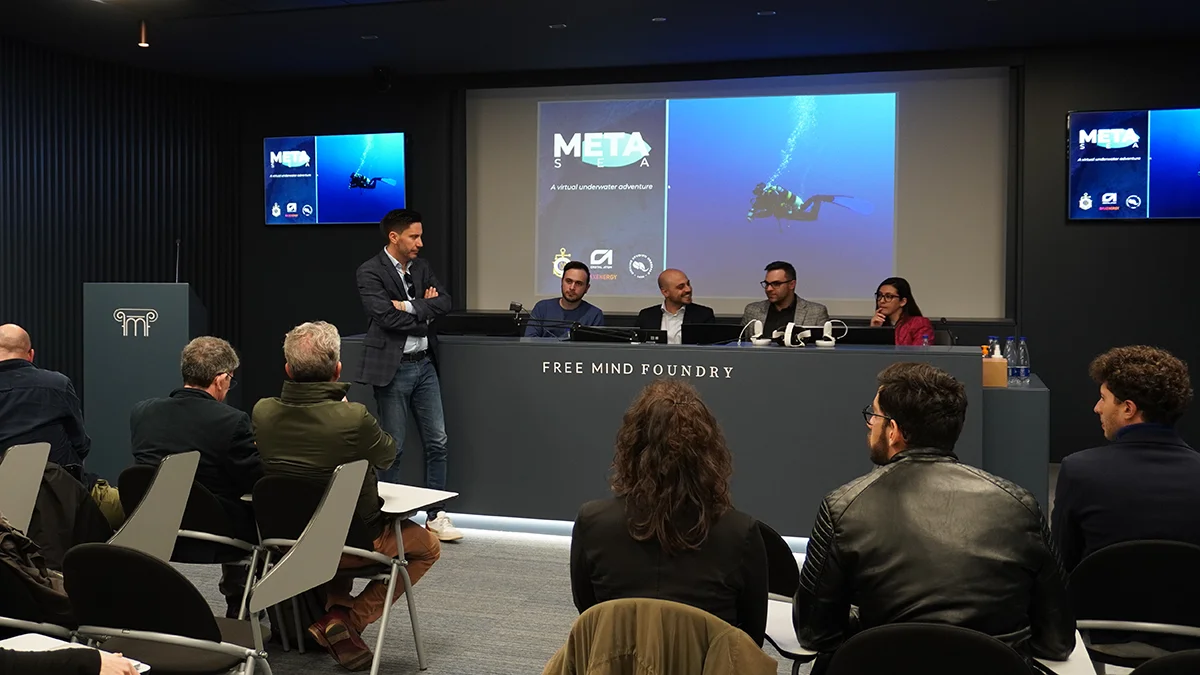 Digital Atom with CEO Massaro presenting METASEA
